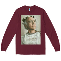 Burgundy hbo curb your enthusiasm larry david men's and women's t shirt Long Sleeve Tee - linhVisuals