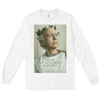 White hbo curb your enthusiasm larry david men's and women's t shirt Long Sleeve Tee - linhVisuals