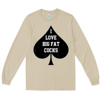 Mushroom i love big fat cocks queen of spades t shirt Long Sleeve Tee - linhVisuals