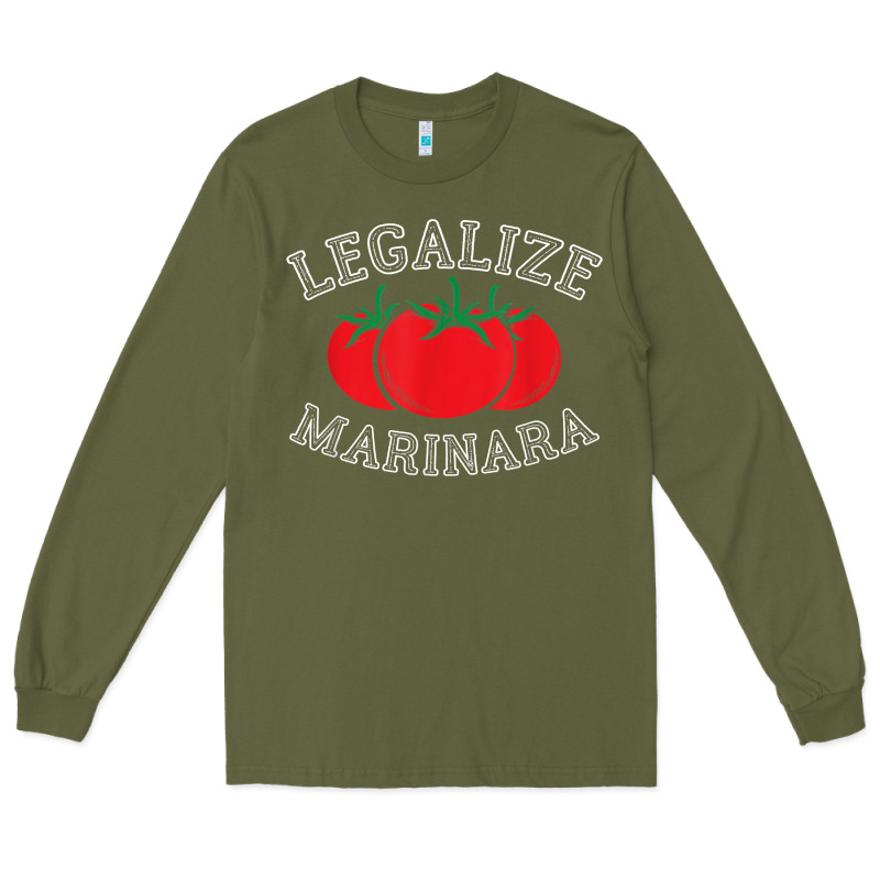 Legalize Marinara Food Gift Tshirt Long Sleeve Tee by linhVisuals | Teevron