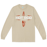 Mushroom hot rod garage custom retro classic car spark plug t shirt Long Sleeve Tee - linhVisuals