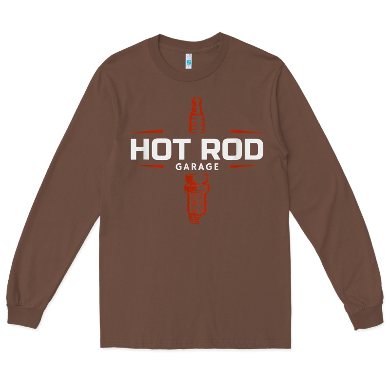 Hot Rod Garage Custom Retro Classic Car Spark Plug T Shirt Long Sleeve Tee by linhVisuals | Teevron
