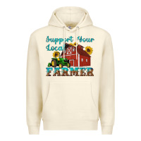 Sandshell western support your local farmer Premium Hoodie - Artiststas