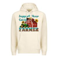 Tofu western support your local farmer Premium Hoodie - Artiststas
