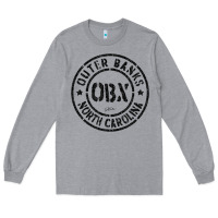 Heather Grey jcombs outer banks, obx, nc t shirt Long Sleeve Tee - linhVisuals