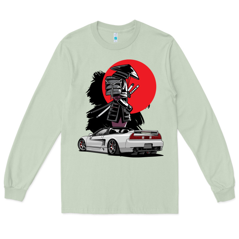 Jdm Nsx Car Tuning Japan Samurai Drift Import Pullover Hoodie Long Sleeve Tee by linhVisuals | Teevron