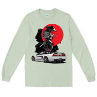 Matcha jdm nsx car tuning japan samurai drift import pullover hoodie Long Sleeve Tee - linhVisuals