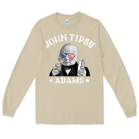 Mushroom john tipsy adams president john quincy adams 4th of july t shirt Long Sleeve Tee - linhVisuals