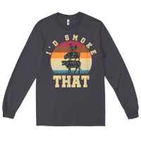 Smoke id smoke that funny smoked pork meat lover bbq gift barbecue t shirt Long Sleeve Tee - linhVisuals