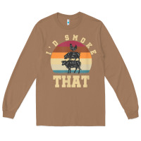 Toasted Coconut id smoke that funny smoked pork meat lover bbq gift barbecue t shirt Long Sleeve Tee - linhVisuals