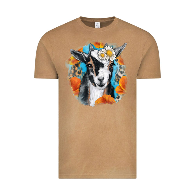 Daisy Goat With Background Vintage Tee by RanaPortraitStore | Teevron