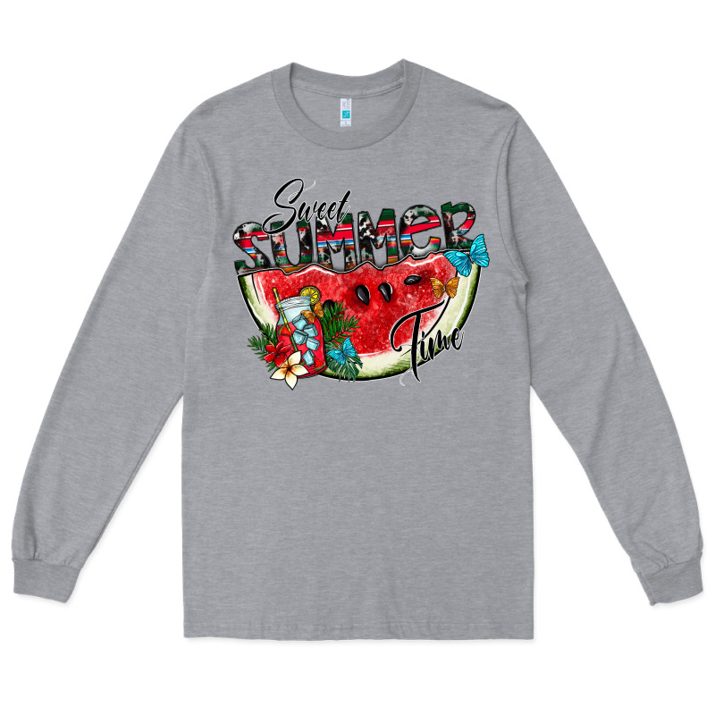 Sweet Summer Time Long Sleeve Tee by CowhideDigitalArt | Teevron