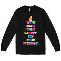 Black light of the world godspell inspired musical theater t shirt Long Sleeve Tee - linhVisuals
