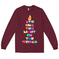 Light Of The World Godspell Inspired Musical Theater T Shirt Long Sleeve Tee | Teevron