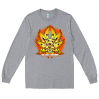 Heather Grey biblically accurate angel meme ophanim be not afraid t shirt Long Sleeve Tee - linhVisuals