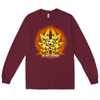 Burgundy biblically accurate angel meme ophanim be not afraid t shirt Long Sleeve Tee - linhVisuals