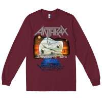 Burgundy anthrax – persistence of time 30th anniversary tank top Long Sleeve Tee - linhVisuals