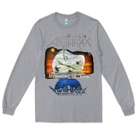 Heather Grey anthrax – persistence of time 30th anniversary tank top Long Sleeve Tee - linhVisuals