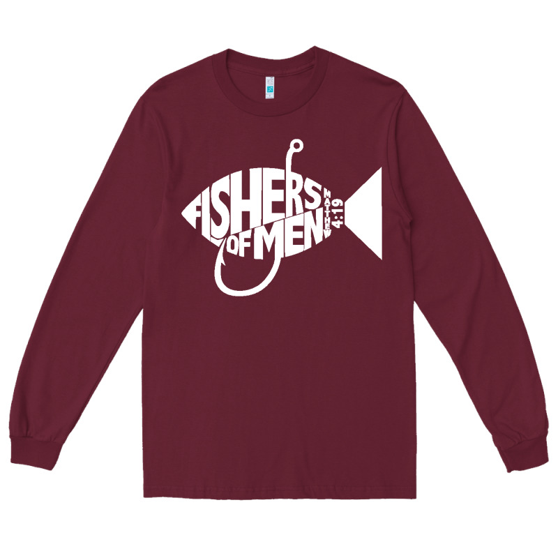 Matching Church Christian Group Bible Verse Fishers Of Men Pullover Ho Long Sleeve Tee by linhVisuals | Teevron