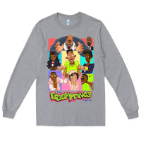 Heather Grey The Fresh Prince of Bel-Air Long Sleeve Tee - linhVisuals