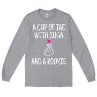 Heather Grey korean drama kdrama tae suga kookie t shirt Long Sleeve Tee - linhVisuals