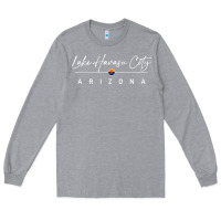 Heather Grey lake havasu city, arizona pullover hoodie Long Sleeve Tee - linhVisuals