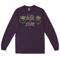 Plum it's very rude to stare labyrinth door knocker tank top Long Sleeve Tee - linhVisuals