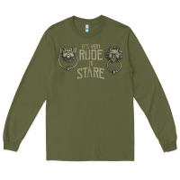 Army Green it's very rude to stare labyrinth door knocker tank top Long Sleeve Tee - linhVisuals