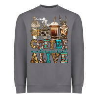 Storm coffee makes me feel alive skeleton coffee cups Heavyweight Sweatshirt - Jasminsmagicworld