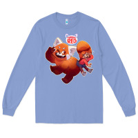 Colony Blue turning red Merch Long Sleeve Tee - linhVisuals