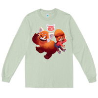 Matcha turning red Merch Long Sleeve Tee - linhVisuals