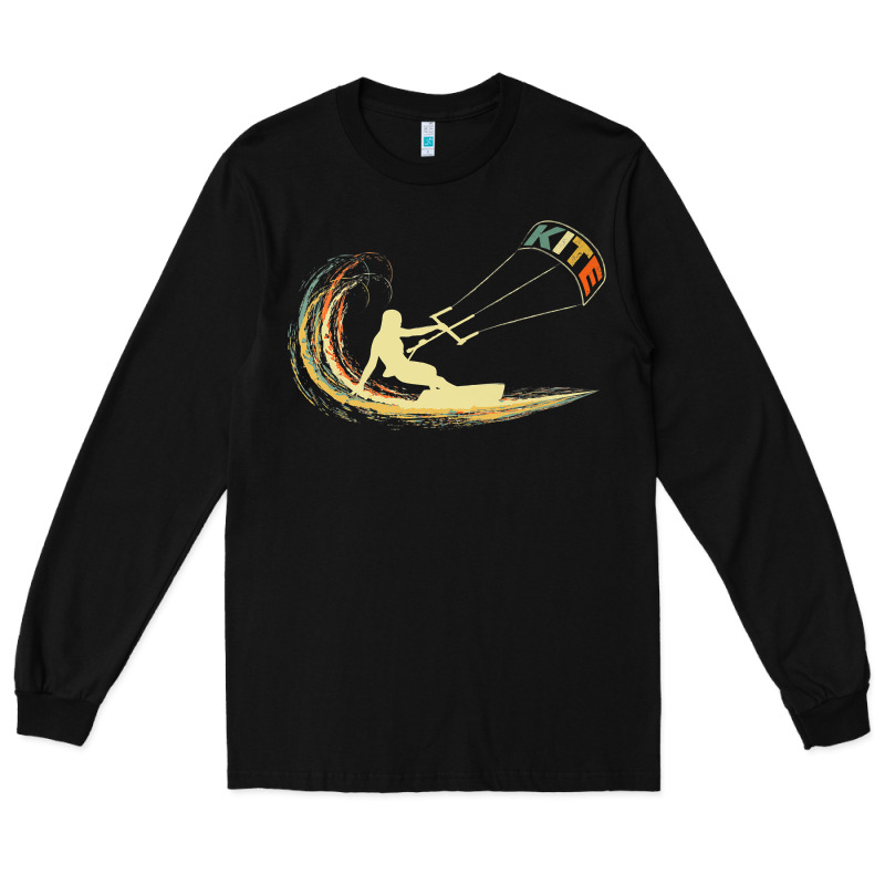 Kite Kiteboarding Kiting Kitesurfing Kitesurf Gift Premium T Shirt Long Sleeve Tee by linhVisuals | Teevron