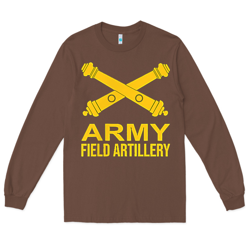 Army Field Artillery Branch Us Usa T Shirt Long Sleeve Tee by linhVisuals | Teevron