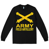 Black army field artillery branch us usa t shirt Long Sleeve Tee - linhVisuals