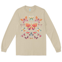Mushroom butterfly breeds butterfly t shirt Long Sleeve Tee - linhVisuals