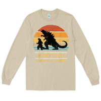 Mushroom mens grandpazilla grandpa of monsters retro halloween christmas t shir Long Sleeve Tee - linhVisuals
