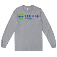 Heather Grey lehman college Long Sleeve Tee - linhVisuals