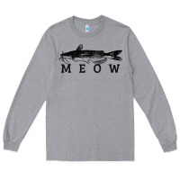 Heather Grey catfish meow funny catfishing fishing fisherman gift t shirt Long Sleeve Tee - linhVisuals