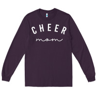 Plum cute cheer mom t shirt Long Sleeve Tee - linhVisuals