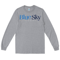 Heather Grey Blue Sky Studios Long Sleeve Tee - linhVisuals
