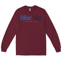 Burgundy Blue Sky Studios Long Sleeve Tee - linhVisuals