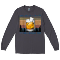 Bourbon Goes In Wisdom Comes Out Vintage T Shirt Long Sleeve Tee | Teevron