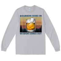 Moon Dust bourbon goes in wisdom comes out vintage t shirt Long Sleeve Tee - linhVisuals