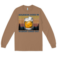 Toasted Coconut bourbon goes in wisdom comes out vintage t shirt Long Sleeve Tee - linhVisuals