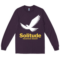 Plum Solitude Mountain Resort Long Sleeve Tee - linhVisuals