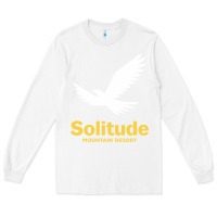 White Solitude Mountain Resort Long Sleeve Tee - linhVisuals