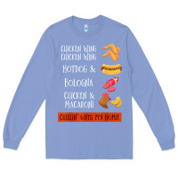Colony Blue chicken wing chicken wing hotdog and bologna shirt t shirt Long Sleeve Tee - linhVisuals