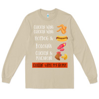 Mushroom chicken wing chicken wing hotdog and bologna shirt t shirt Long Sleeve Tee - linhVisuals