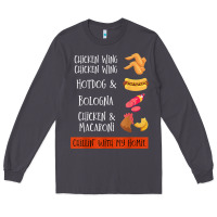 Chicken Wing Chicken Wing Hotdog And Bologna Shirt T Shirt Long Sleeve Tee | Teevron