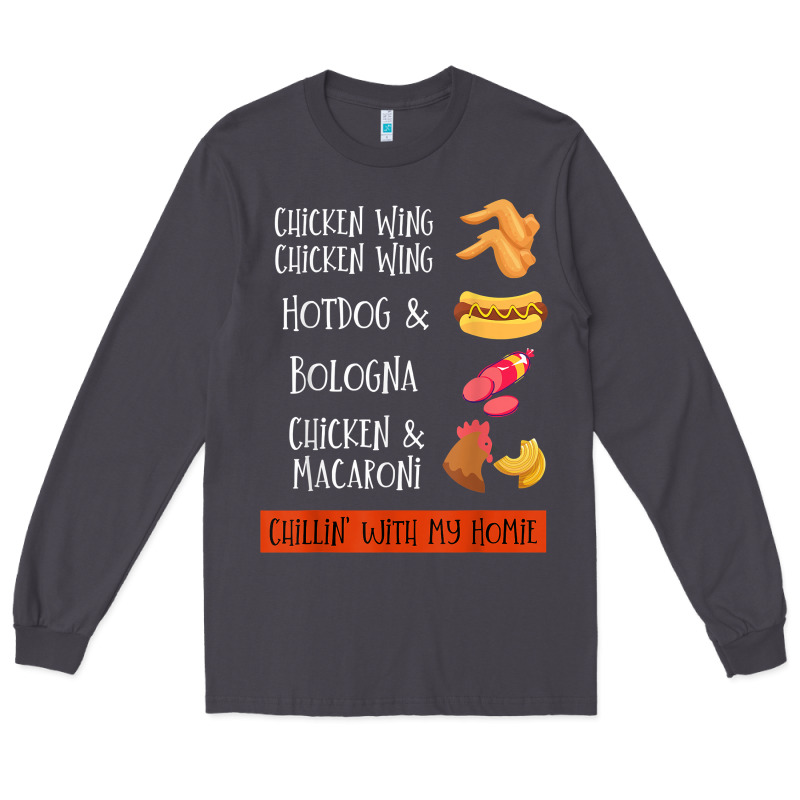 Chicken Wing Chicken Wing Hotdog And Bologna Shirt T Shirt Long Sleeve Tee by linhVisuals | Teevron